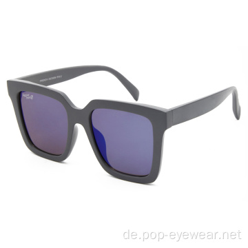 Quadratische Sonnenbrille aus Kunststoff für Damen Simple Trendy